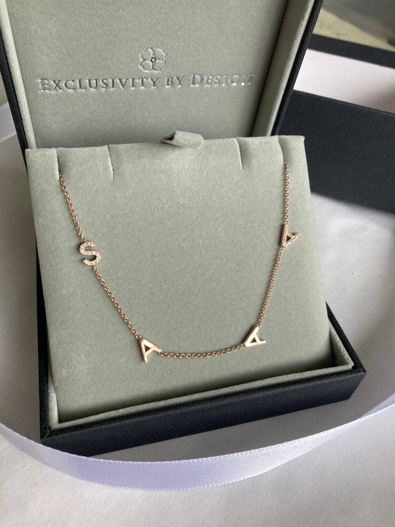 9ct Gold V Necklace